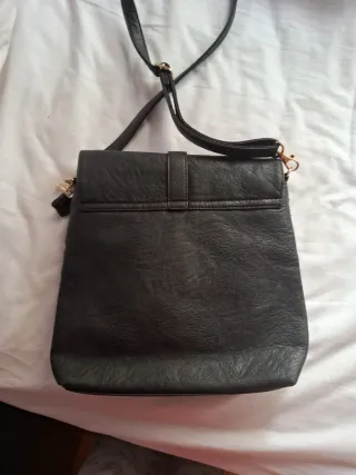 Bolso Adolfo Dominguez Negro y Plateado y otros