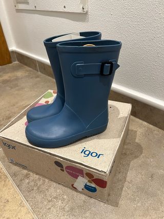 Botas de agua Igor niño azul talla 28