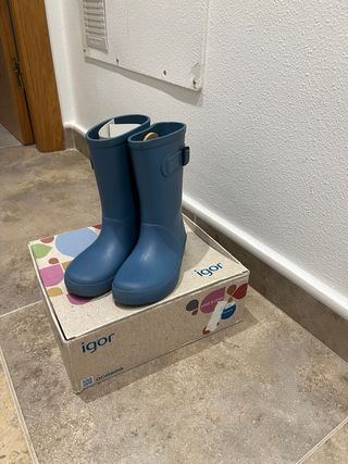 Botas de agua Igor niño azul talla 28
