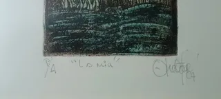 Grabado Prueba de Artista