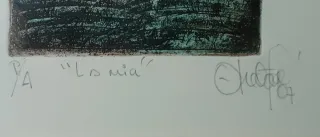 Grabado Prueba de Artista