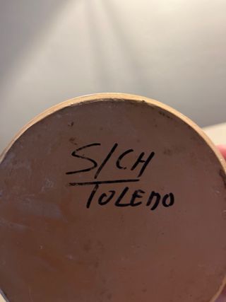 Jarra cerámica Toledo antigua