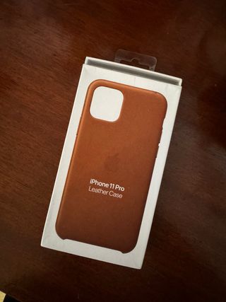 Funda iPhone 11 Pro Cuero Marrón