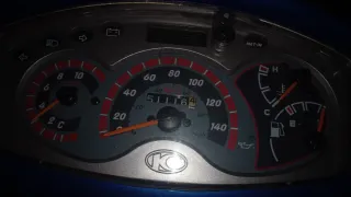 Moto Scooter Azul KYMCO BET WIN 125 año 2007.