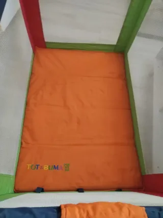 Parque cuna plegable + colchón regalo