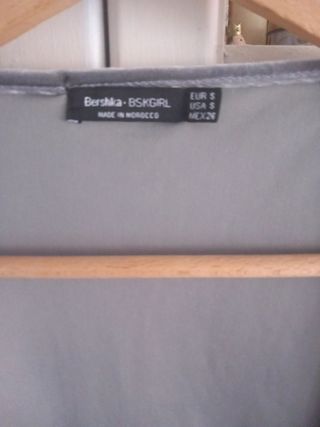 Vestido de fiesta gris