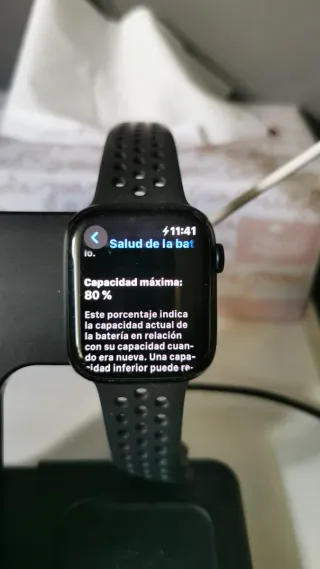 Apple Watch Nike Series 7 45mm Negro