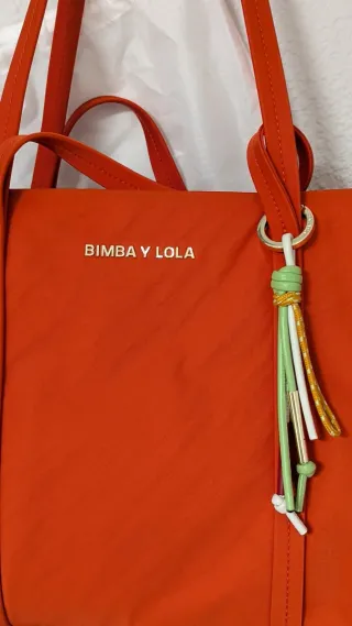Bolso shopper Bimba y Lola naranja