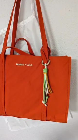 Bolso shopper Bimba y Lola naranja