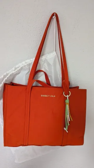 Bolso shopper Bimba y Lola naranja