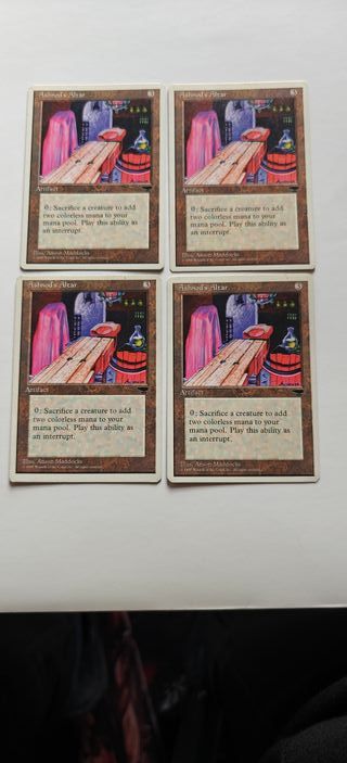 4x Altar de Ashnod 1995 Magic The Gathering