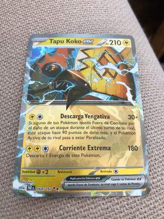 Carta Pokémon Tapu Koko EX 068/182