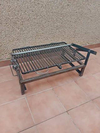 Barbacoa parrilla giratoria