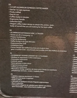 Caffettiera Moka Gigante Rosenberg