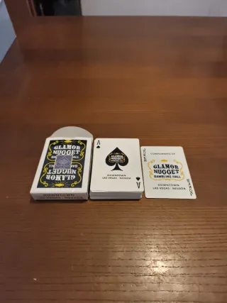 Baraja de cartas oficial Glamor Nugget