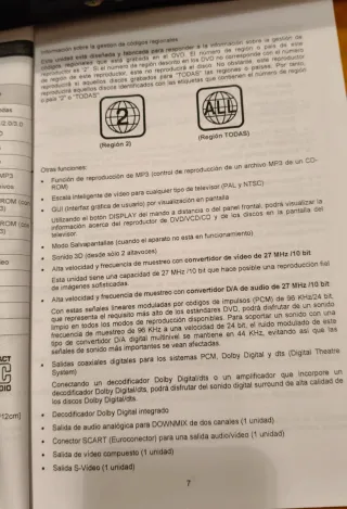 Reproductor DVD Schneider