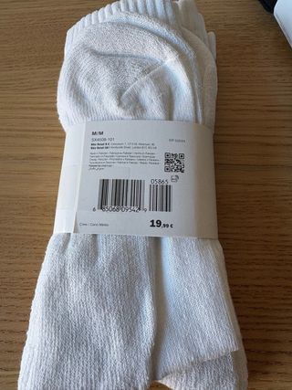 Calcetines Nike Dri-Fit Blancos o Negros x3