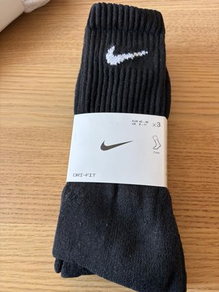 Calcetines Nike Dri-Fit Blancos o Negros x3