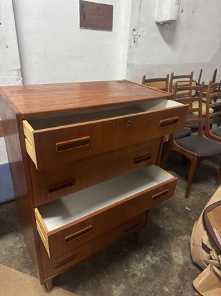 Cajonera Mid Century Madera