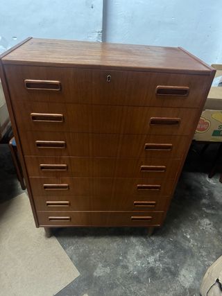 Cajonera Mid Century Madera