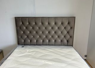 Cama tapizada terciopelo ¡ENVIO Y PAGO EN CASA!