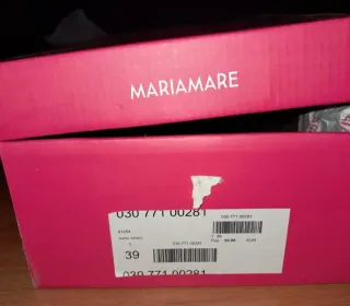 Zapatos tacón Mariamare negros talla 39