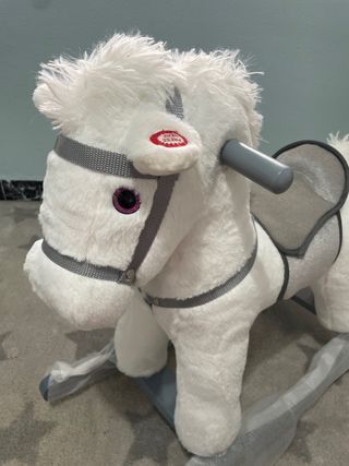 Caballito balancín blanco 18-36 meses nuevo.