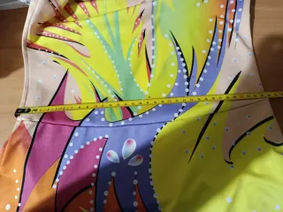 Maillot rítmica multicolor talla equivale a S