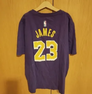 Camiseta Jordan Lakers 23 Morada