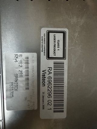 Radio BMW Visteon RA 6962296 02 1