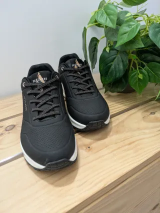 Zapatillas Skechers Mujer Negras