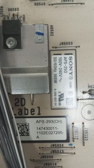 Fuente Alimentación Sony KDL-40EX720 Repuestos
