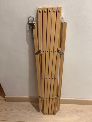 Valla extensible de madera