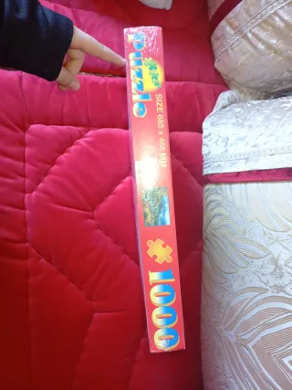 Puzzle 1000 Piezas Paisaje Montaña Flores