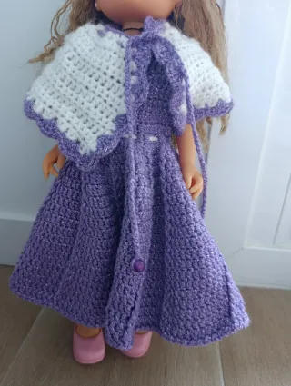 Vestido Morado Nancy con Tocado