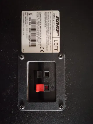 Altavoces Bose 201V Negros