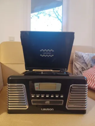 Tocadiscos Lauson Negro