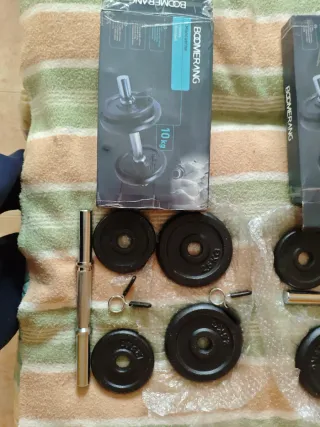 2 set de mancuernas Boomerang 10kg