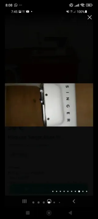 Máquina de coser Singer