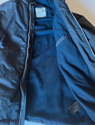 Chaqueta Pull&Bear niño azul con capucha