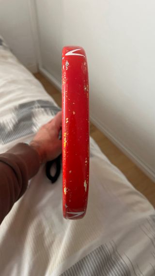 Pala Padel Boomerang Junior Roja, funda incluida