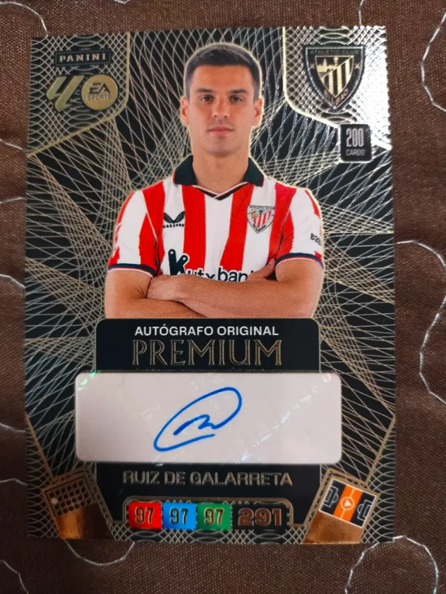 Adrenalyn Ruiz de Galarreta Autógrafo original