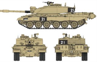 Maqueta Challenger 2 Rye Field Model 1/35
