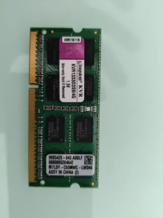 Memoria RAM Portátil Kingston 4GB DDR3