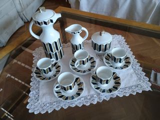 Juego de café Sargadelos.