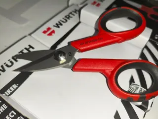 4 Tijeras Electricista Wurth Nuevas