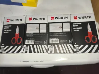 4 Tijeras Electricista Wurth Nuevas