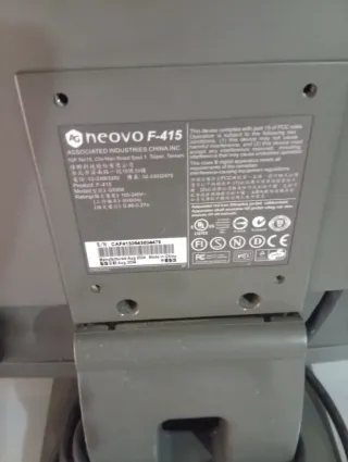 Monitor Neovo Negro/Gris