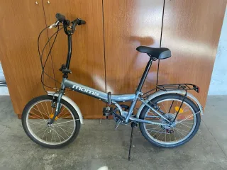 Bicicleta Plegable Momo Street Gris