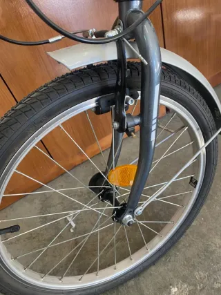 Bicicleta Plegable Momo Street Gris